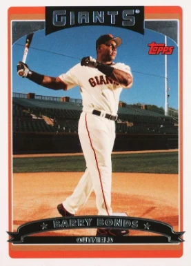 2006 Topps Barry Bonds card design